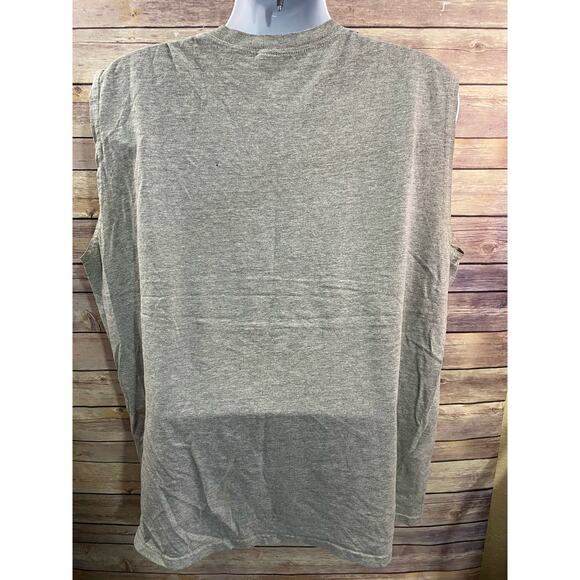 Vintage Nike Shirt Men’s XL Gray Tank Sleeveless Center Swoosh Basketball Y2K - Picture 2 of 8